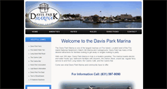 Desktop Screenshot of davisparkmarina.com